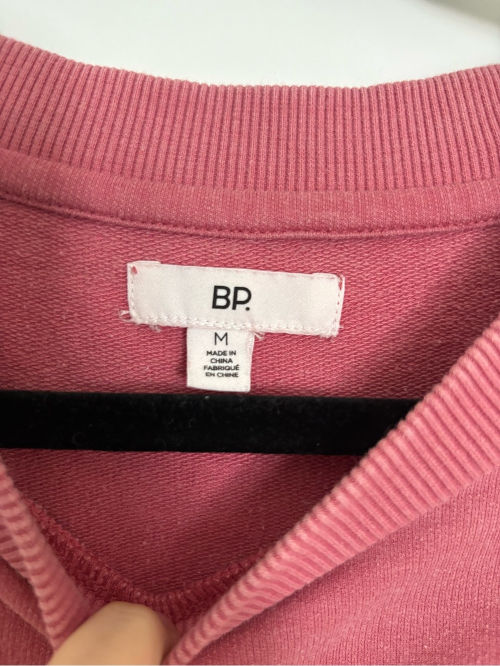 Nordstrom BP Drop Waist Long Sleeve Babydoll Sweatshirt Dress - Picture 3 of 5